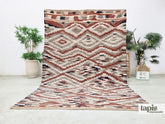 Widad - Tapis Zanafi multicolore - Tapis kilim berbère géométrique sur mesure