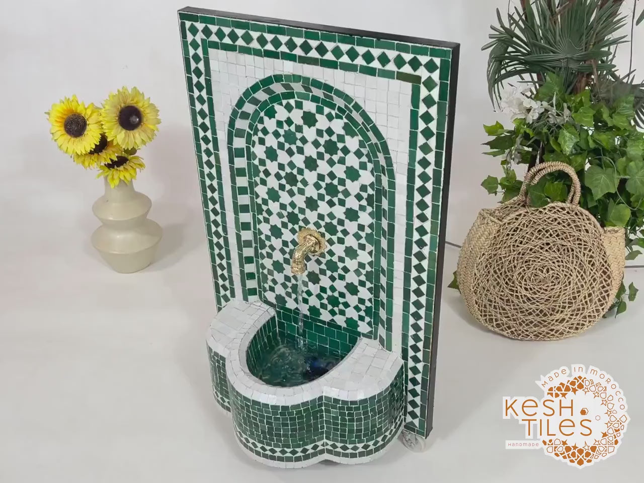 Tapis Beni Ourain blanc et jaune